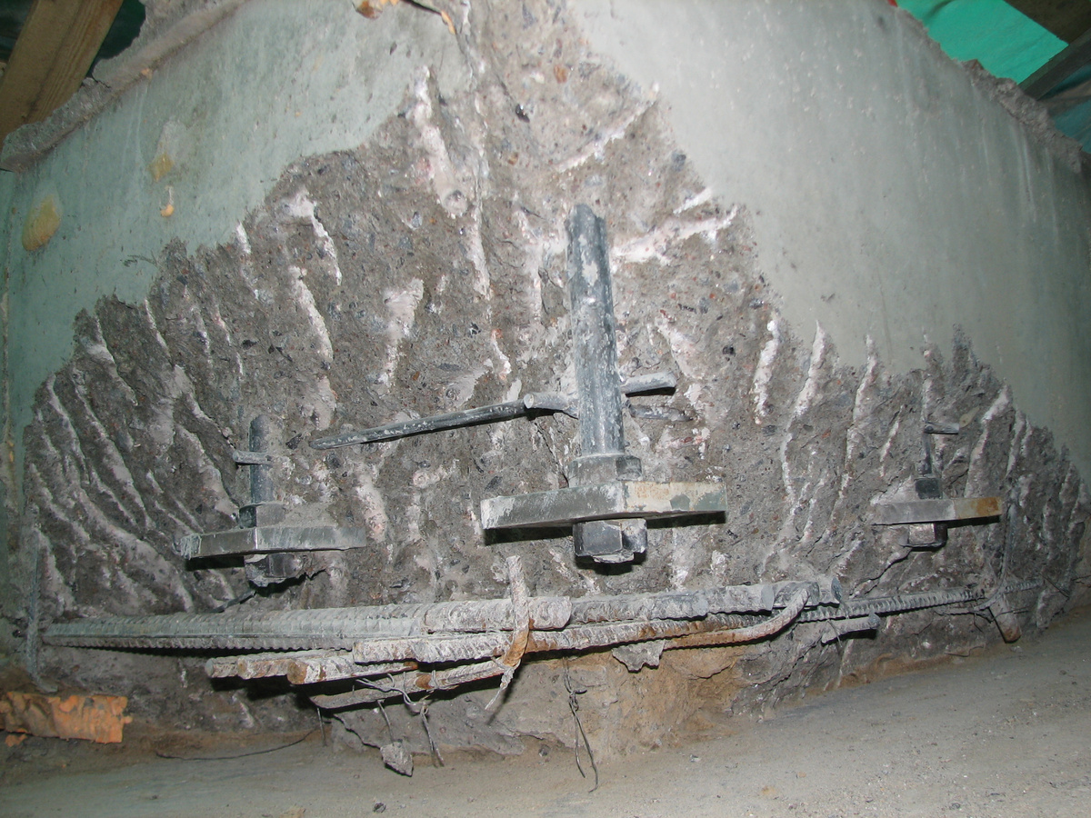работа технического надзора, дефекты защитного слоя арматуры