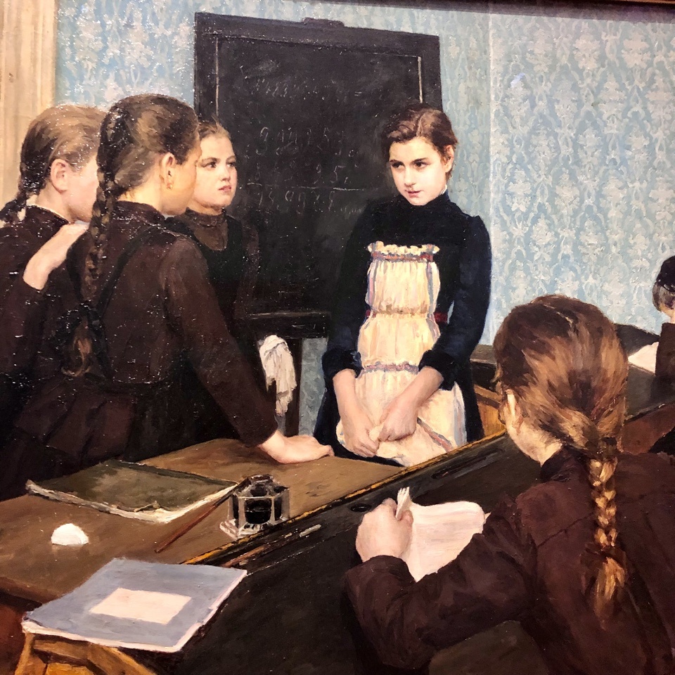 Эта картина получает приз моих зрительских симпатий! Эмилия Шанкс. «Новенькая в школе». 