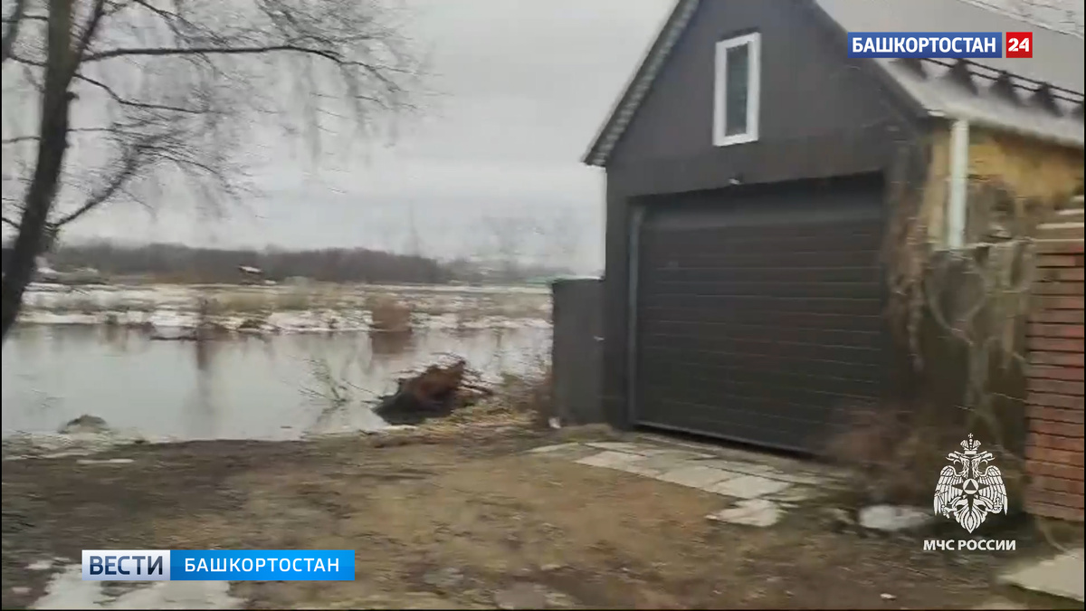    МЧС Башкортостана: «В селе Чесноковка Уфимского района наблюдается подъем реки Берсувань»