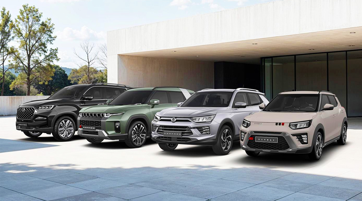 Модельный ряд KGM (SsangYong) в России: Rexton, Torres, Korando и Tivoli