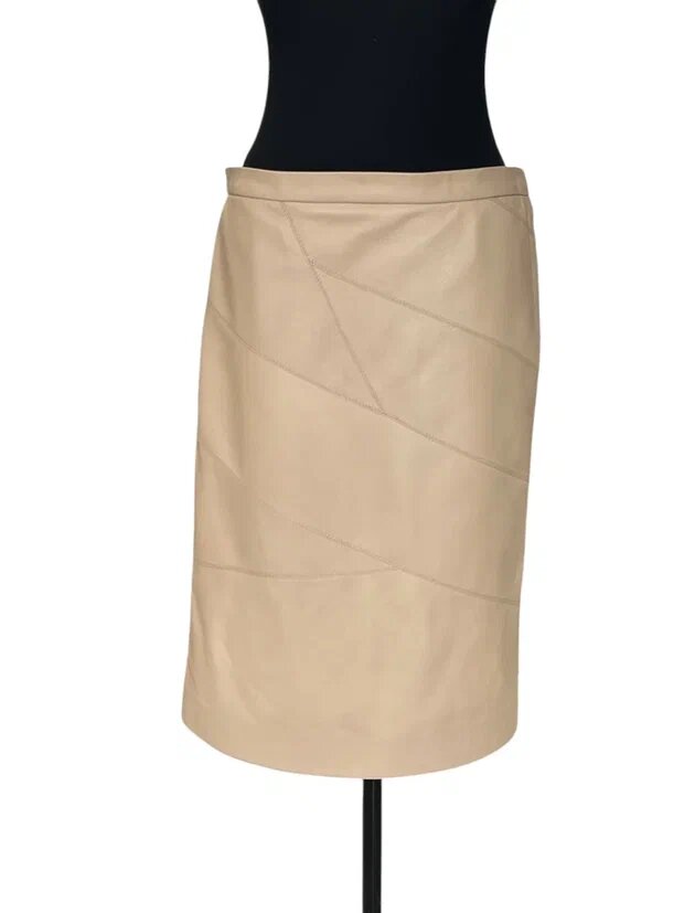 Пошив кожаной юбки из пальто. Ателье Ирины Берзиной.