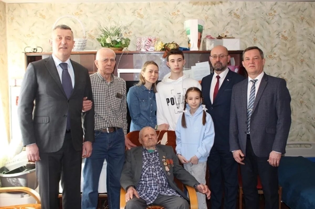    Ветеран из Советска встретил вековой юбилей