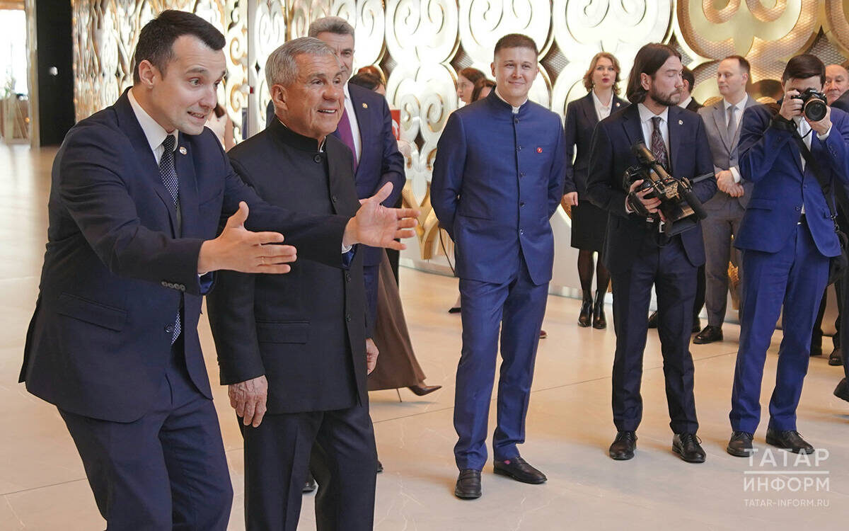 Рустам Минниханов сегодня принял участие в заседании совета по взаимодействию с «Движением первых»Фото: © Владимир Васильев / «Татар-информ»