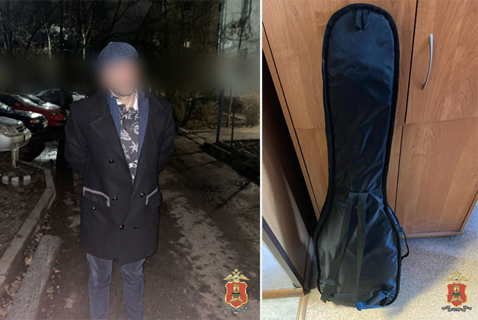 В Твери судимый мужчина украл из квартиры винтовку, бас-гитару и кучу по мелочи