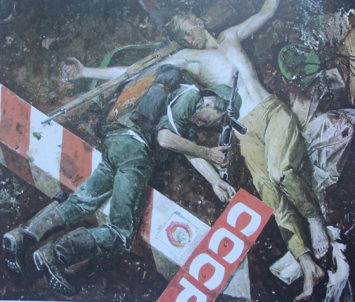 Очень символическая картина "Граница. 22 июня". Автор: Виктор Сафронов