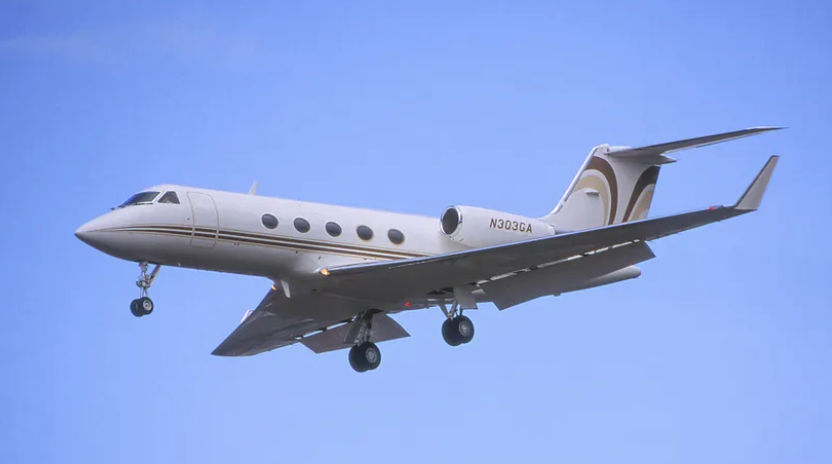 Gulfstream III N303GA, самолёт, участвовавший в аварии. 