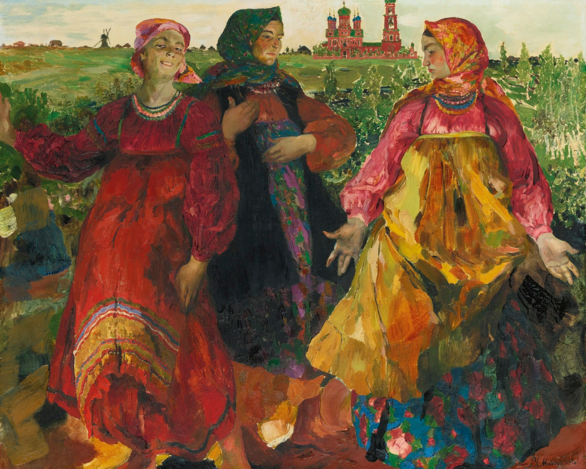 Ф. Малявин. Три бабы (1902)