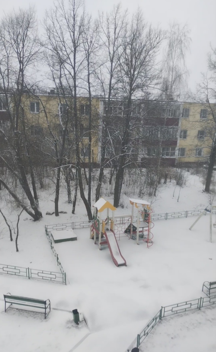 Сегодняшний вид из окна. 