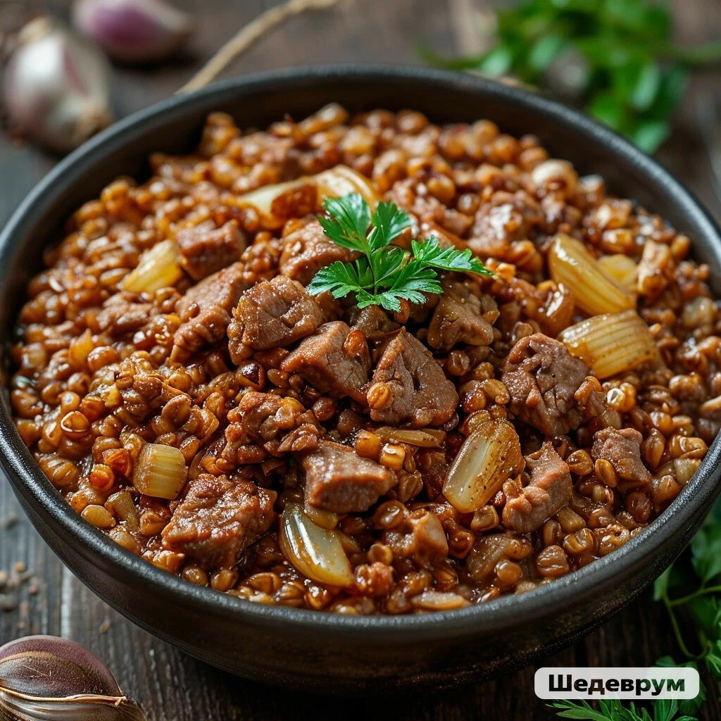 Аппетитная гречка от Шедеврума. 