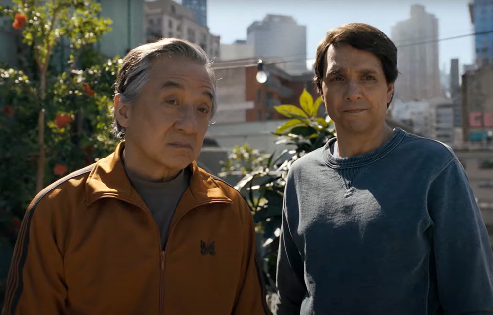    Джеки Чан и Ральф Маччио в фильме «Каратэ-пацан: Легенды»Sony