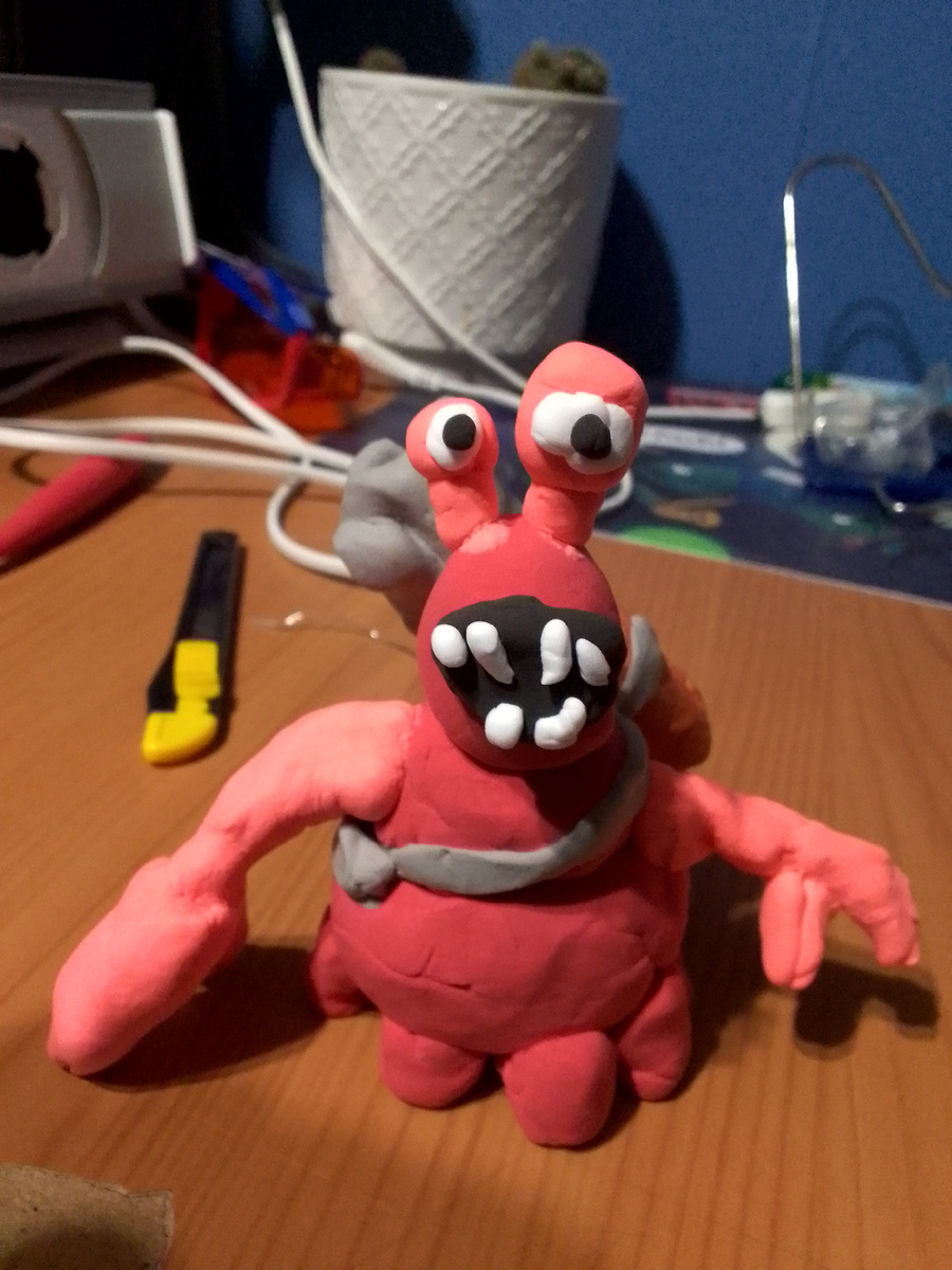 Крабик из игры Бан бан