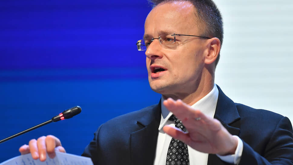 Петер Сийярто.📷Фото: Евгений Павленко / Коммерсантъ