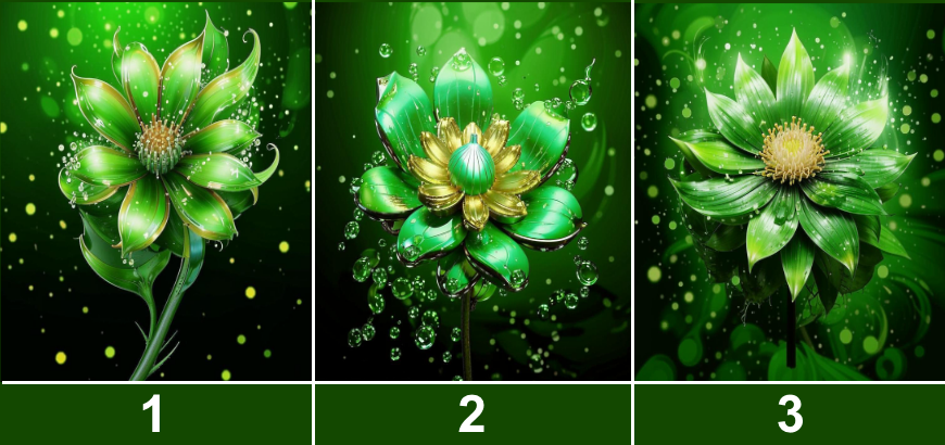 Выберите цветок