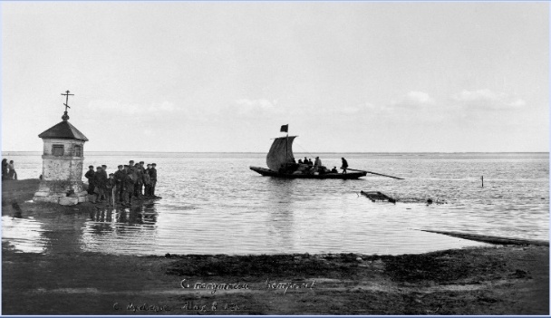 Разлив Оки в селе Ижевское, 1928 год, Рязанская область