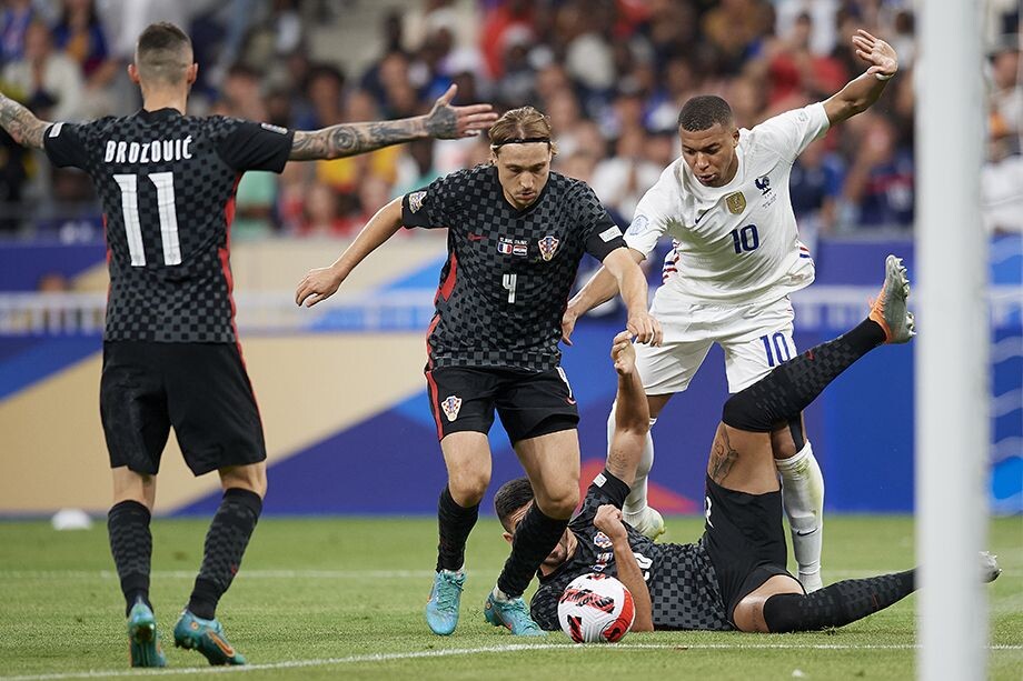 Матч Хорватия - Франция.