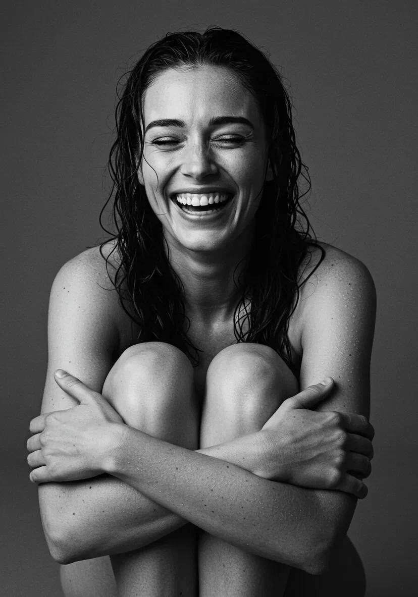 Естественная девушка