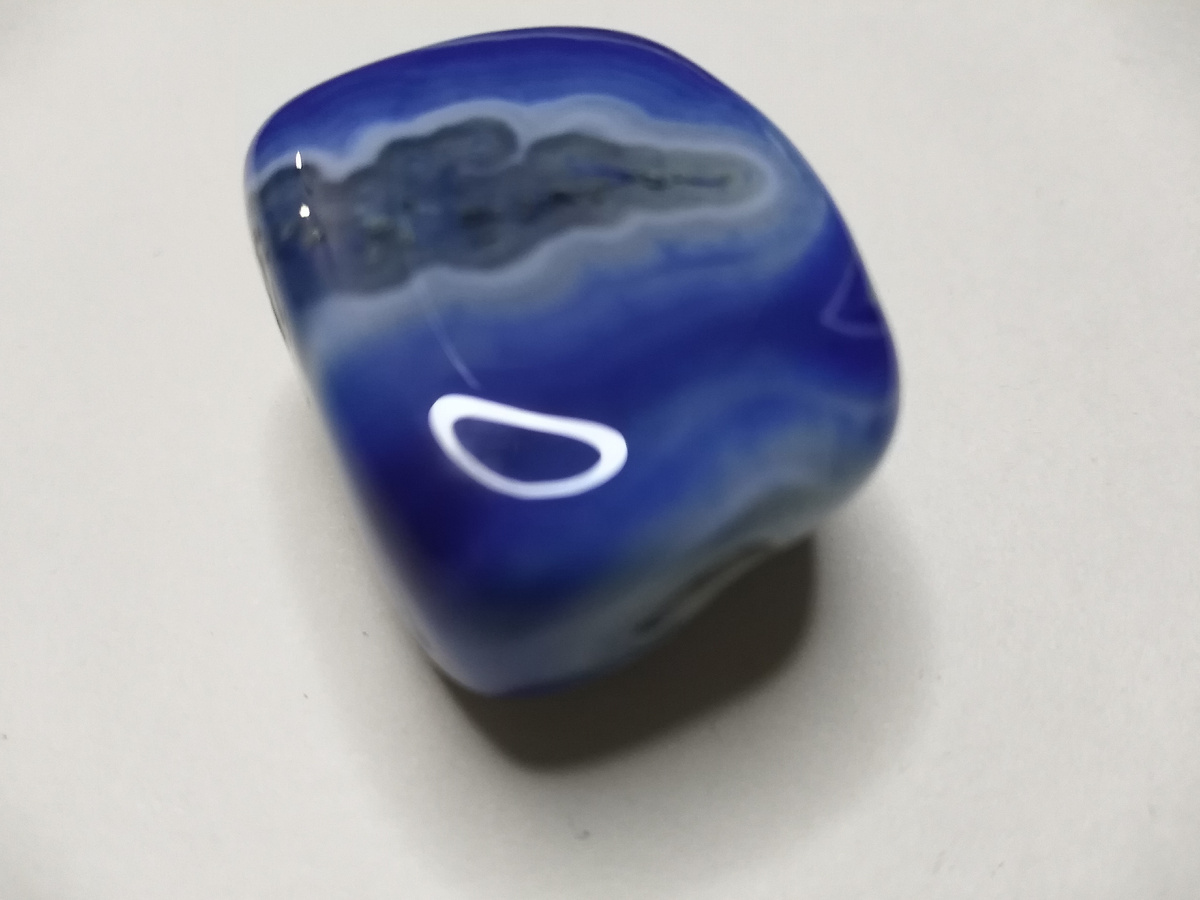 Голубой сапфировый агат