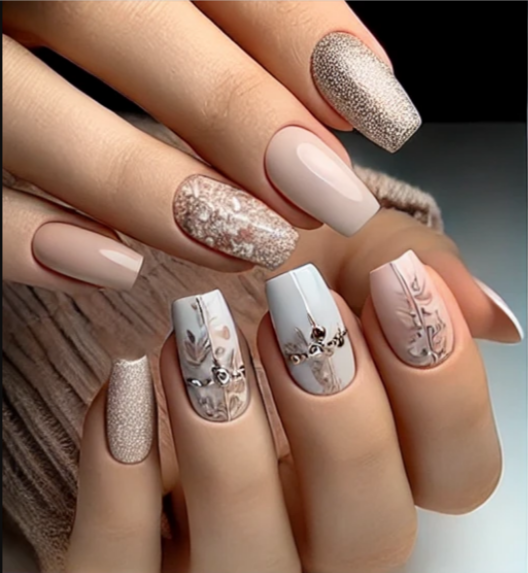  Классический нюд с блеском