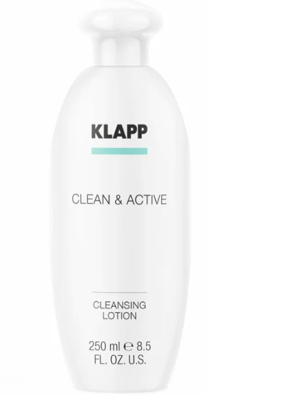 KLAPP CLEAN & ACTIVE Очищающее молочко Cleansing Lotion, 250 мл (стоимость около 2 500 руб.)