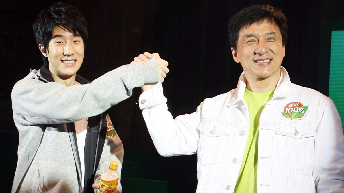 Джеки Чан с сыном Джейси Чаном