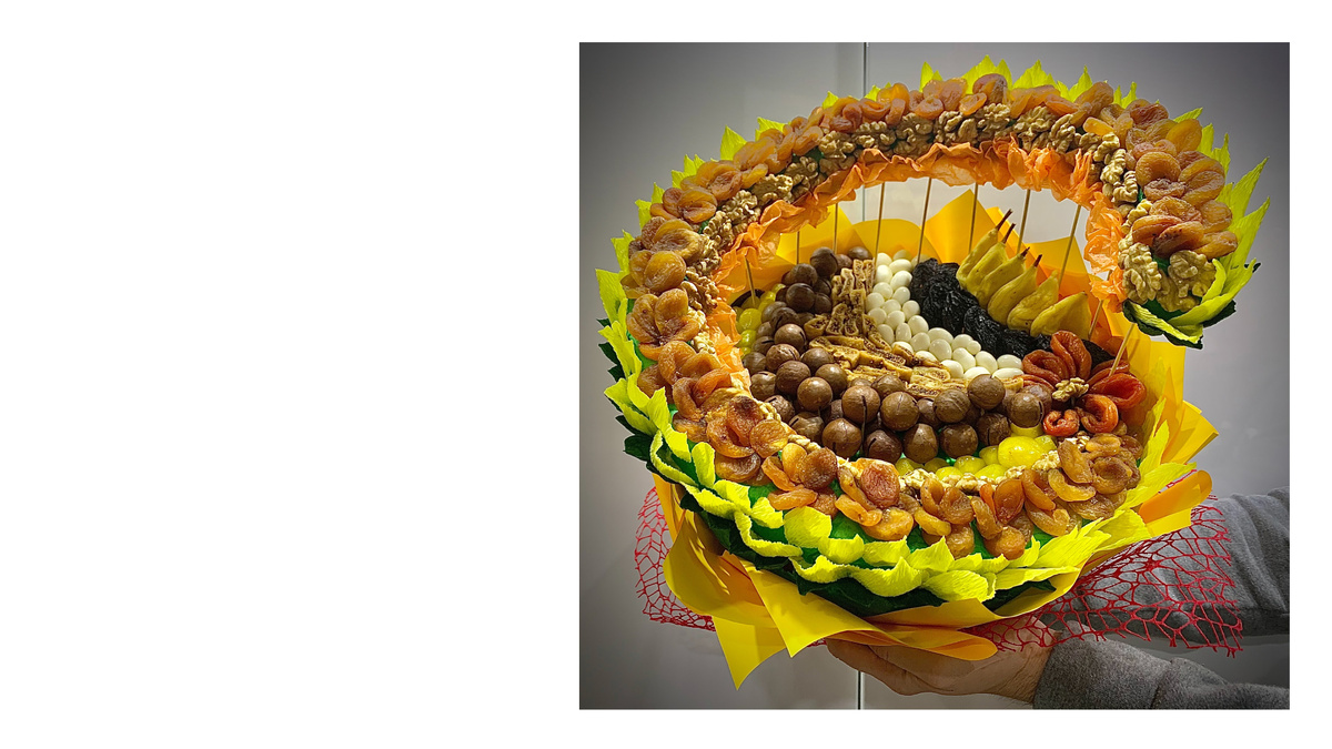 Съедобный Букет. Катерина Котофеевна. Предоставленное фото