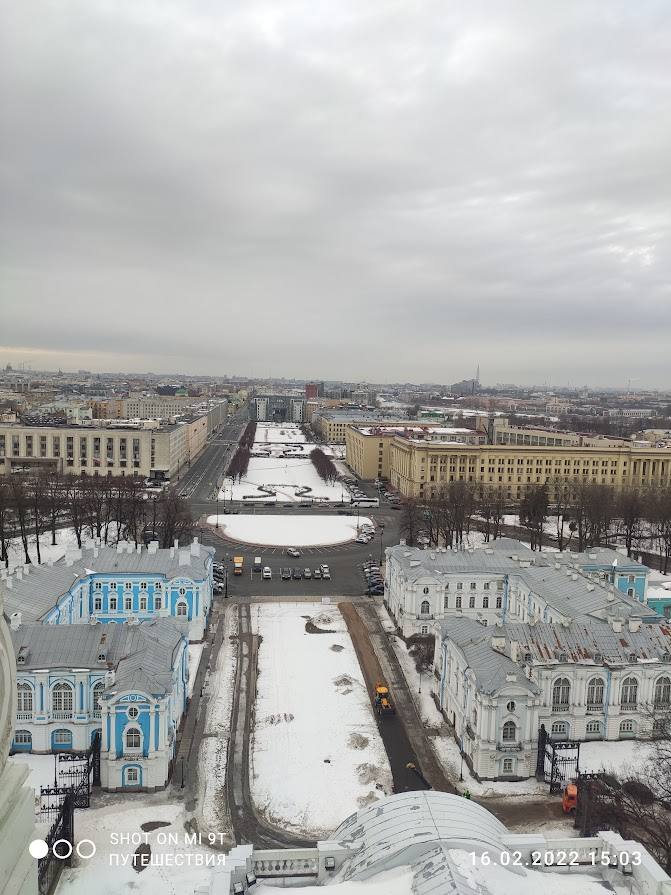 Петербург с колокольни Смольного собора. Фото автора