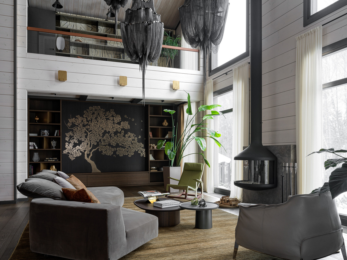 Другой ракурс гостиной.