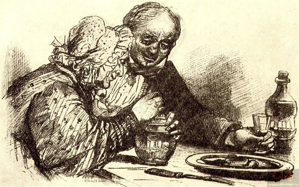 иллюстрация к повести «Старосветские помещики»