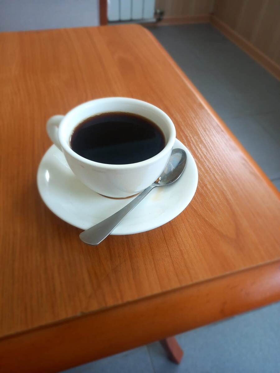 Просто кофе.