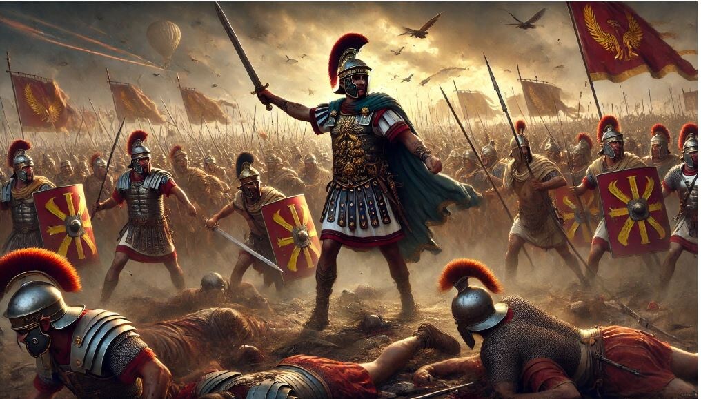 Тит Лабиен, легат двух легионов Цезаря. Битва при Герговии.