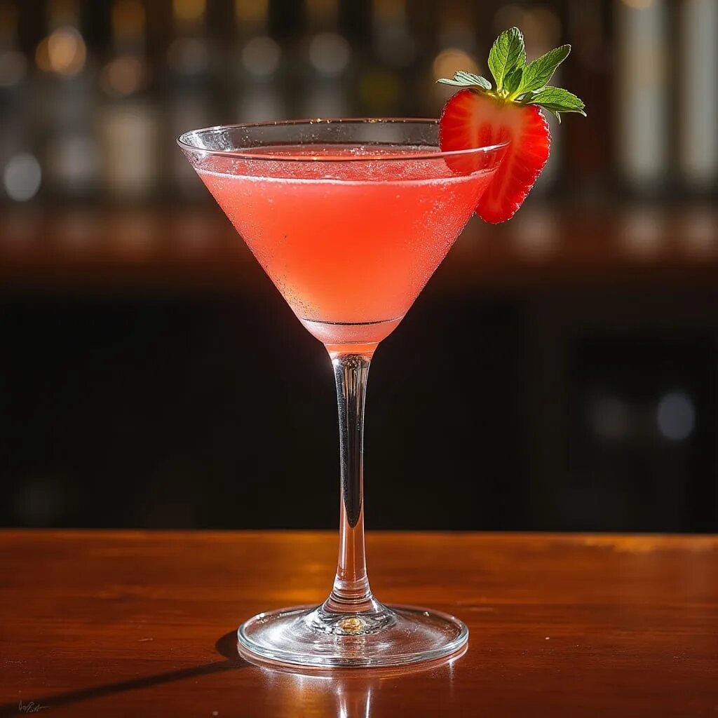 клубничный мартини