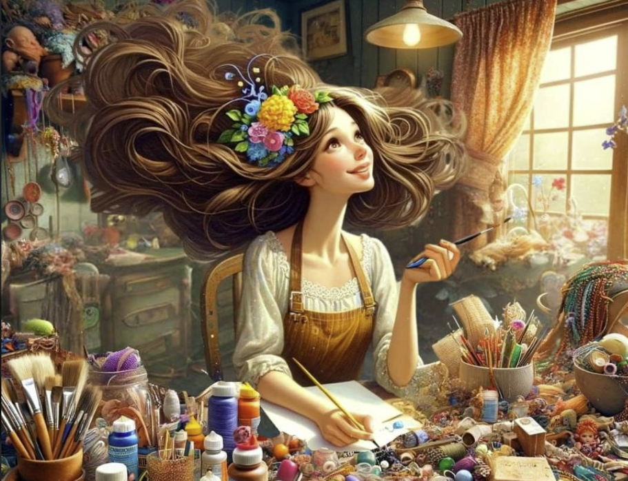 Рисунок создан при помощи нейросети