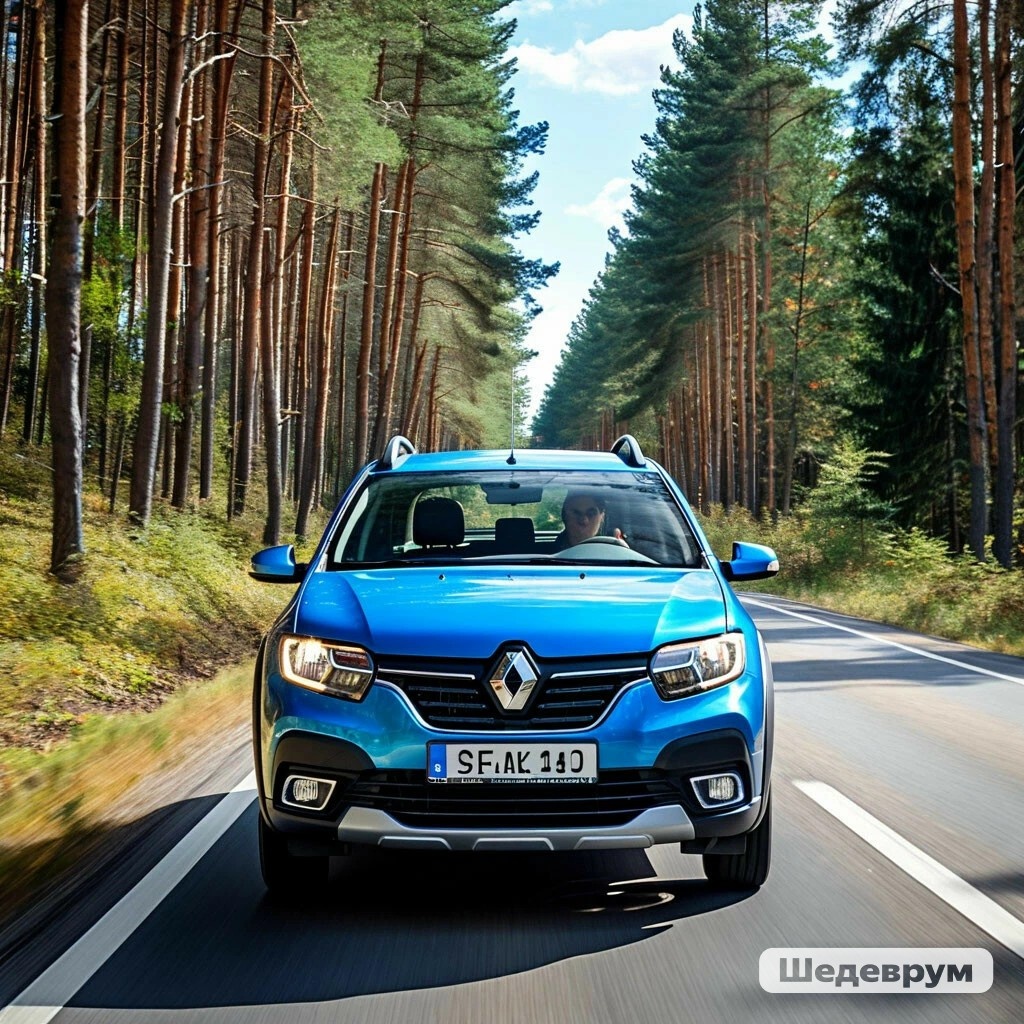 Это я еду на дачу.  Картинка создана в приложении Шедеврум.