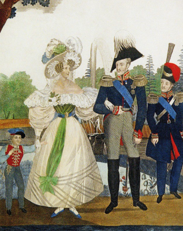 Император Николай I с семейством