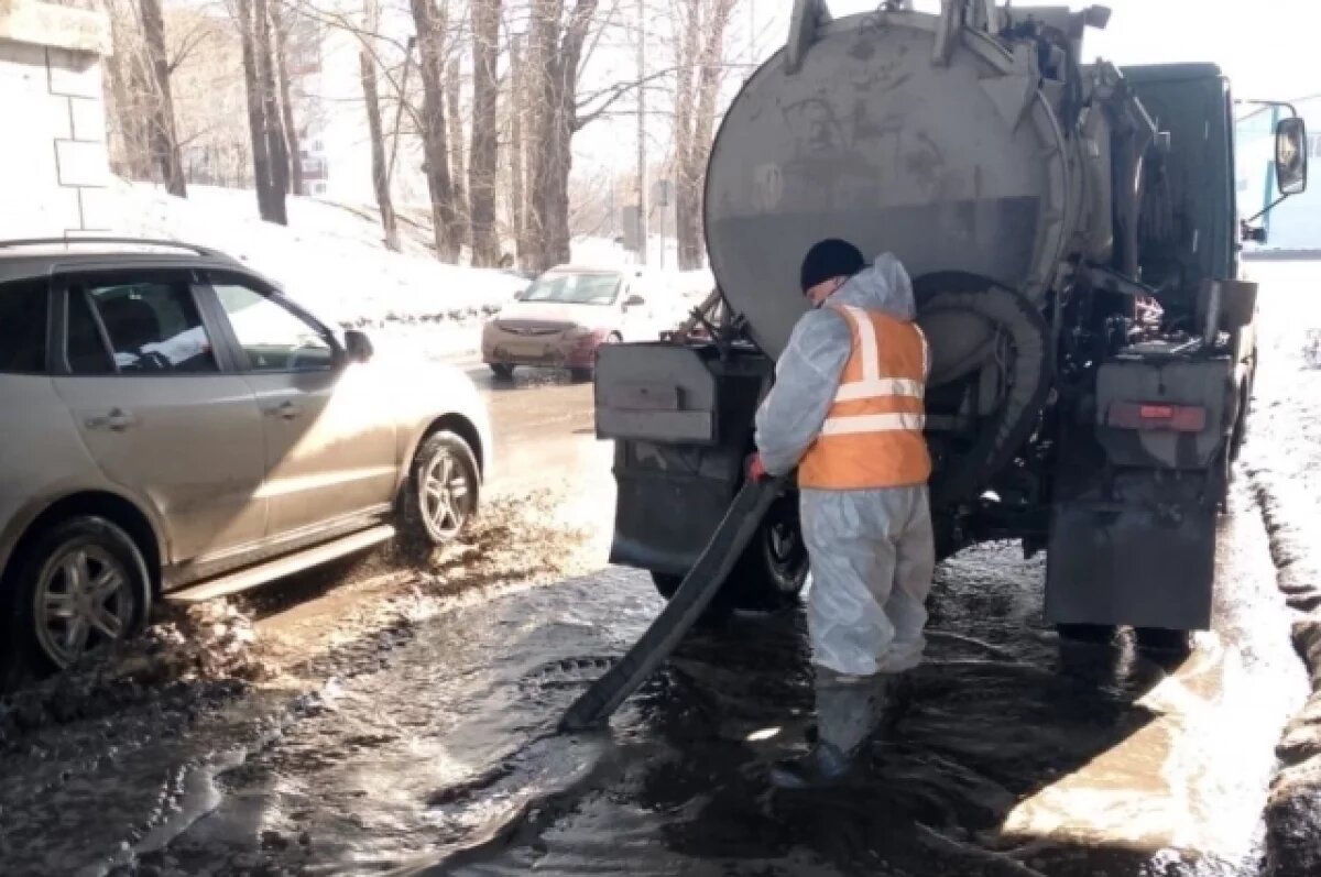    Мэр Новокузнецка отреагировал на массовое затопление дорог в городе