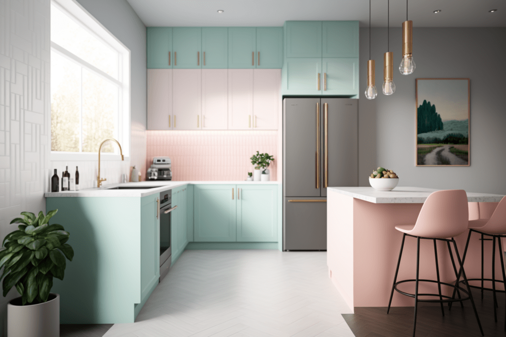    Кухонный дизайн в современном цвете Keri