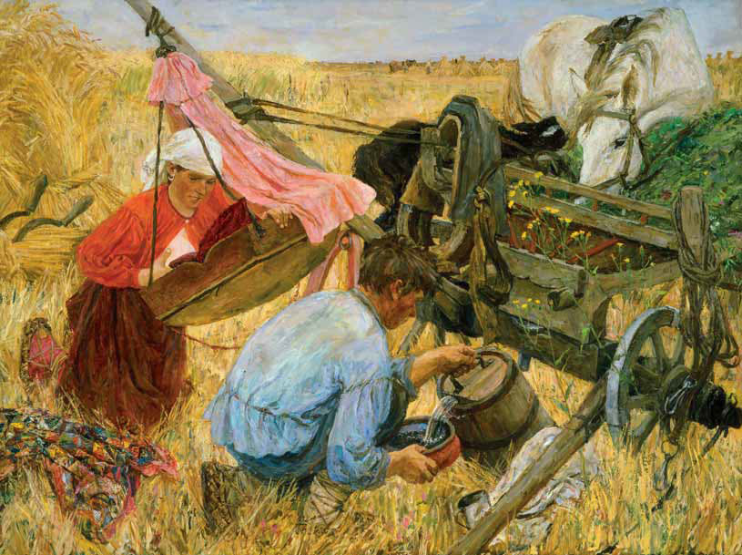 А.А.Пластов. Из прошлого. 1969. ГТГ.