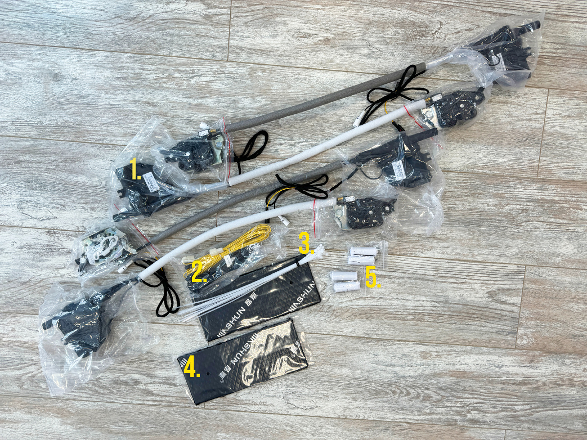 Комплект доводчиков дверей