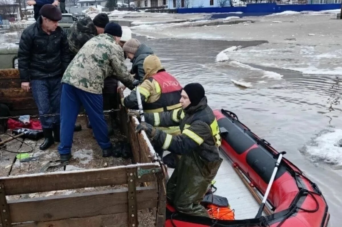   В Аше МЧС эвакуирует людей из-за затопления частного жилого сектора