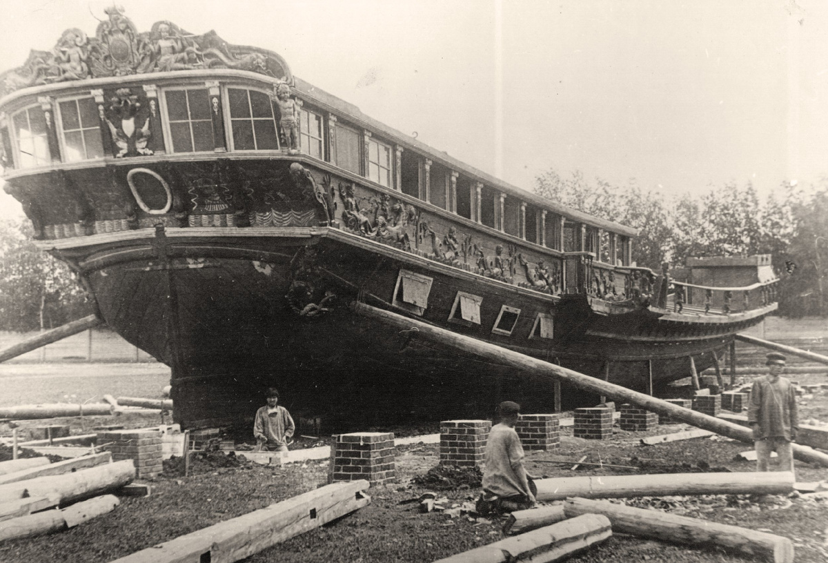 Галера "Тверь" в Казани, фото 1880-х годов