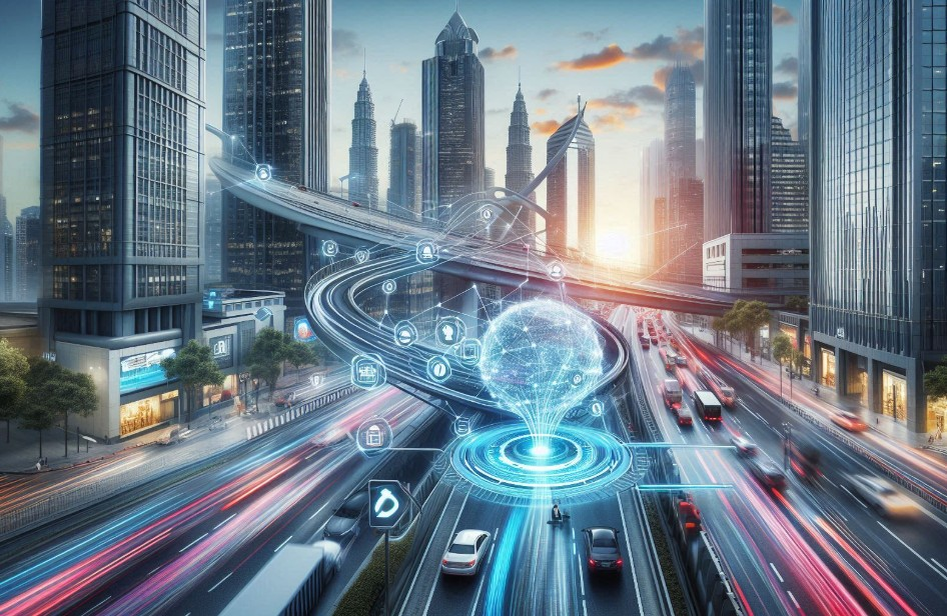 Система умного движения регулирует транспортные потоки