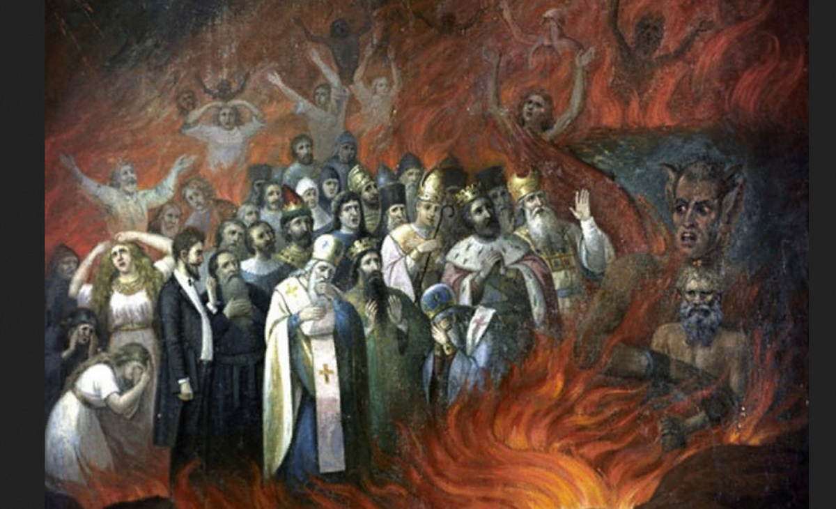 М.Н. Андрюшин. "Лев Толстой в аду"