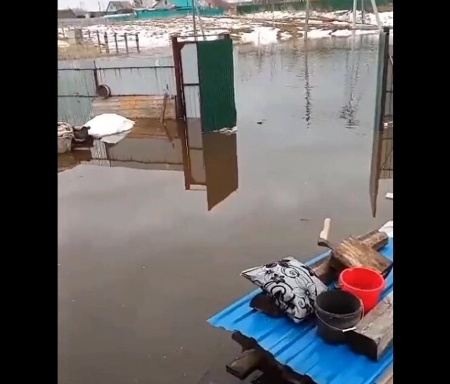 Затопление в селе Архангельское Фото: Скриншот