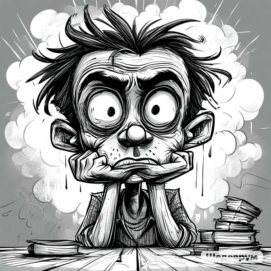 "Эмоциональная усталость"-картина создана мной в Шедевруме