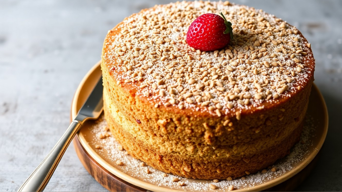 Настоящий итальянский гречневый торт