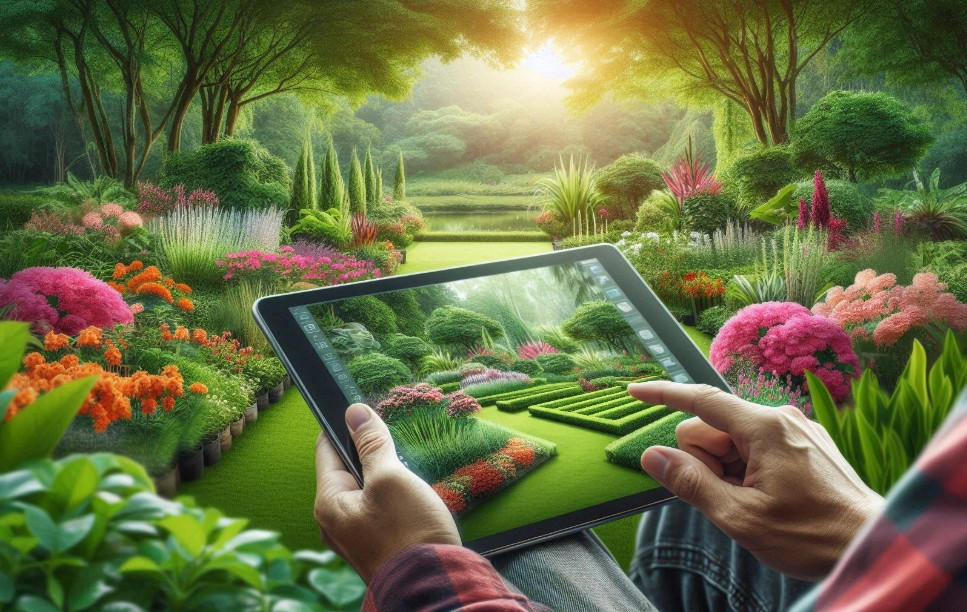 Цифровой ландшафтный дизайнер для планирования садов