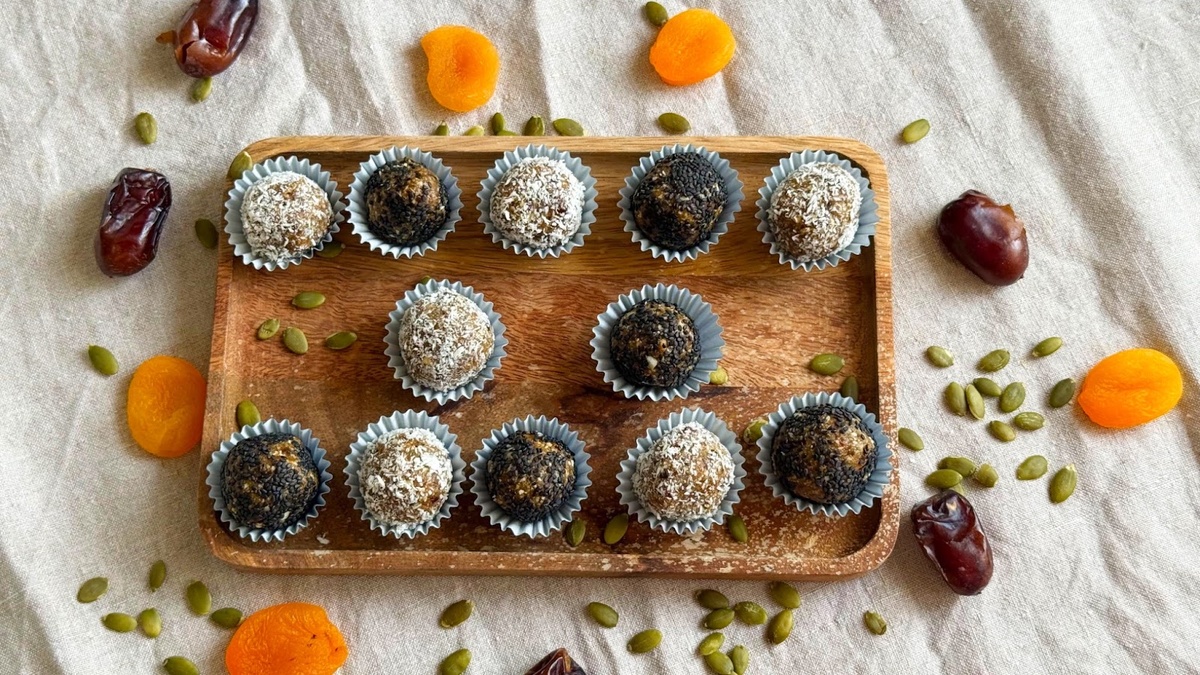 Конфеты из сухофруктов: Сладкий Персик 