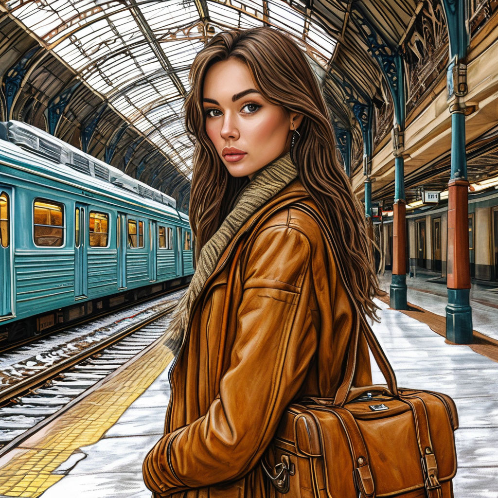 Примерно так начиналось моё покорение Москвы. Источник: Шедеврум