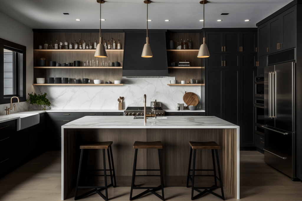    Дизайн кухни в современном минимализме Keri