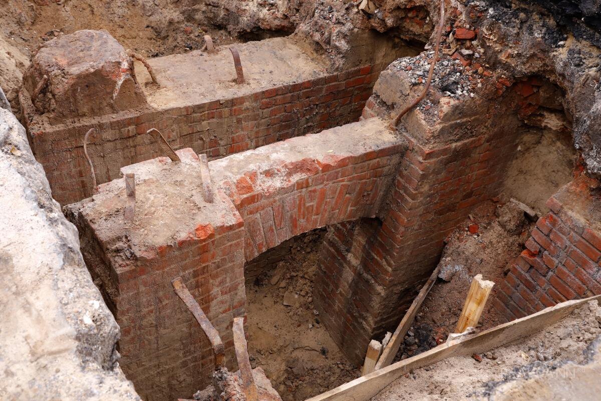    Останцы арки были обнаружены в 2024 году в ходе земельных работ